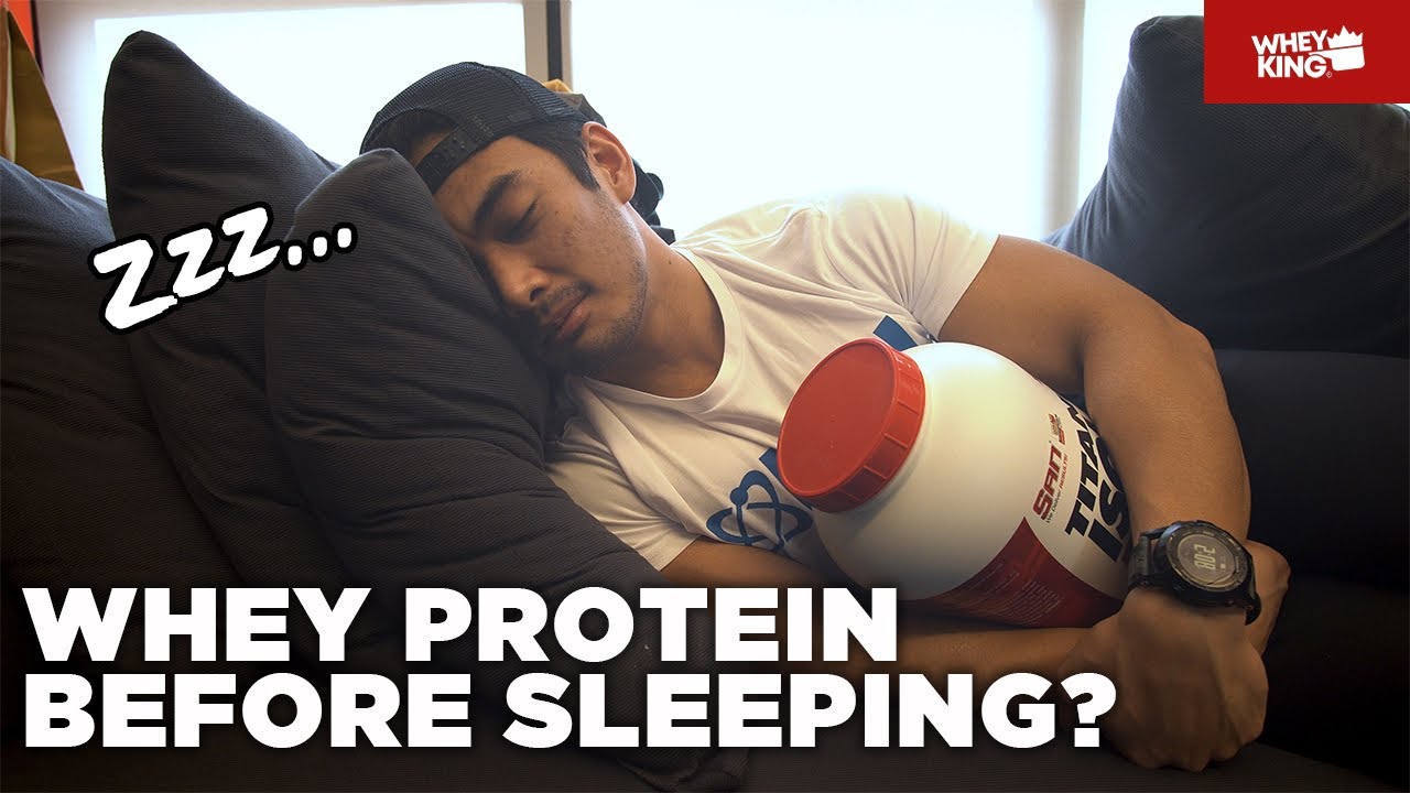 CAN YOU TAKE WHEY PROTEIN BEFORE SLEEP? | Whey King Sports.