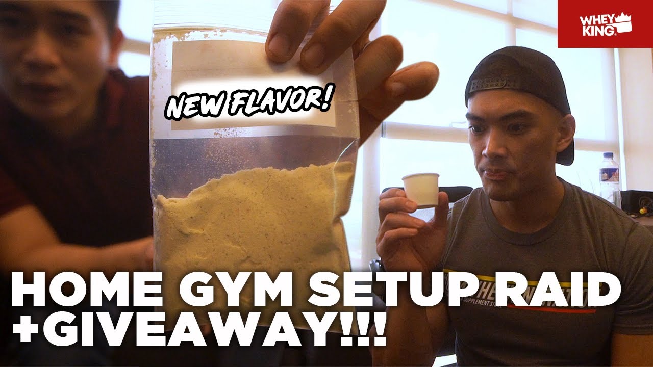 HOME GYM SETUP RAID + GIVEAWAY! | FIRST VLOG#01