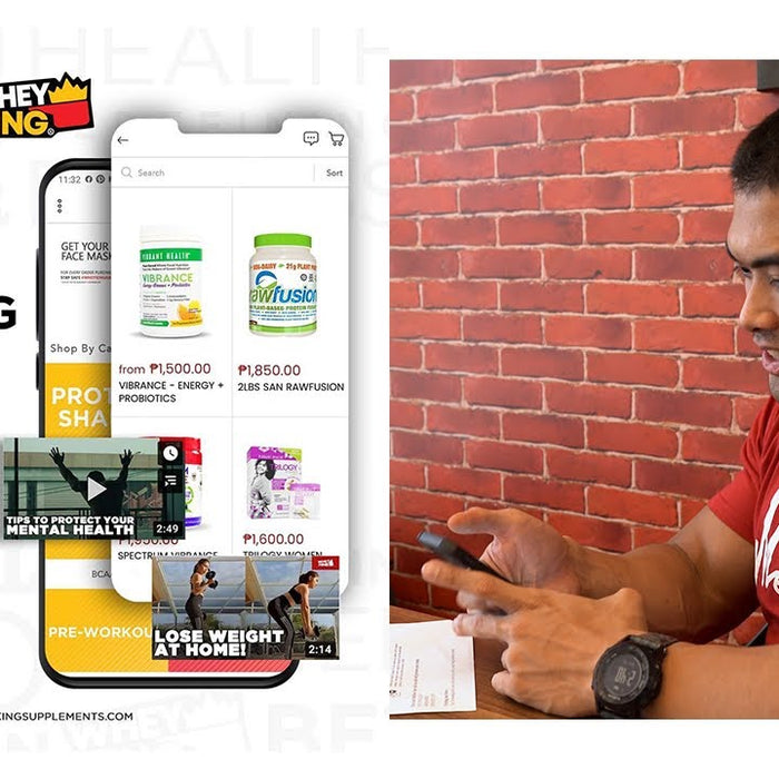 HOW TO ORDER? | DOWNLOAD OUR MOBILE APP! |Whey King