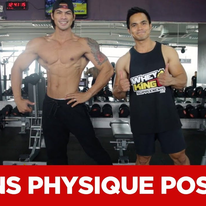 Proper Mens Physique posing | Whey King Supplements Philippines