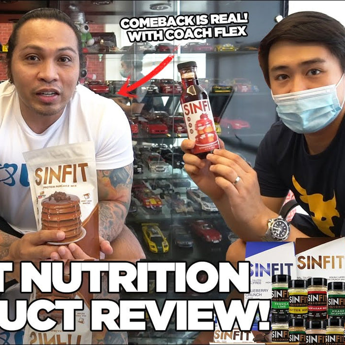 SINFIT NUTRITION USA EXPLAINED! HIGH PROTEIN SNACKS, PROTEIN BARS AND PANCAKE AND SEASONING!