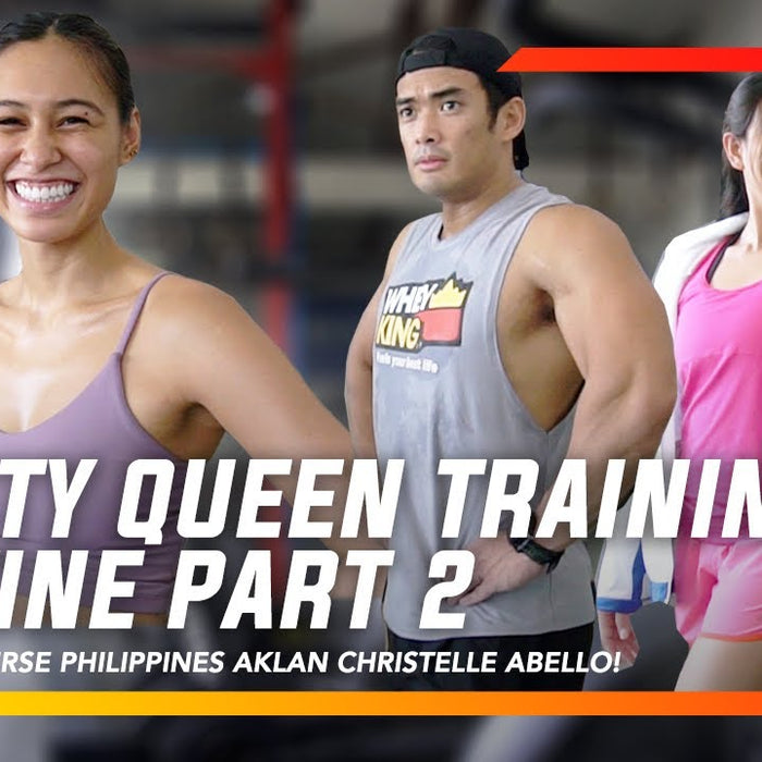 BEAUTY QUEEN WORKOUT PART 2! Training Routine + Justigas Bloopers