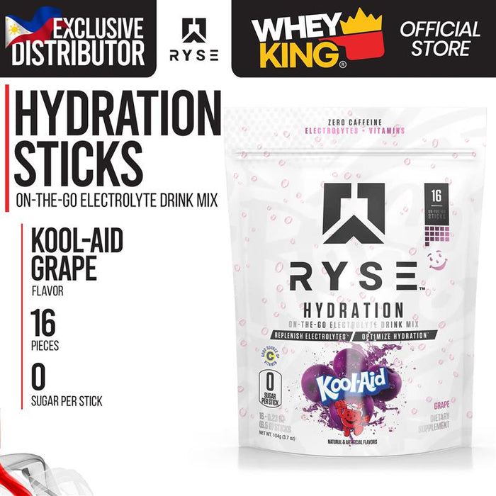 RYSE Hydration Sticks Hydration & Electrolytes