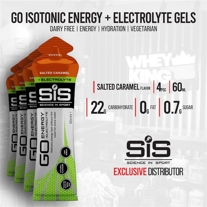 Science In Sport SIS Go Energy + Electrolyte Gel - 4pcs