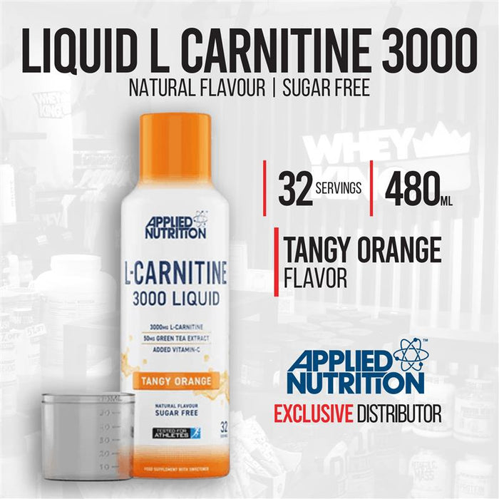 Applied Nutrition Liquid L-Carnitine 3000