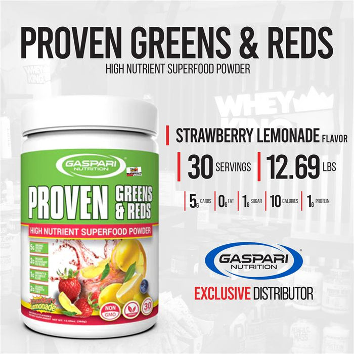 Gaspari Proven Greens & Reds Antioxidant & Detox Support