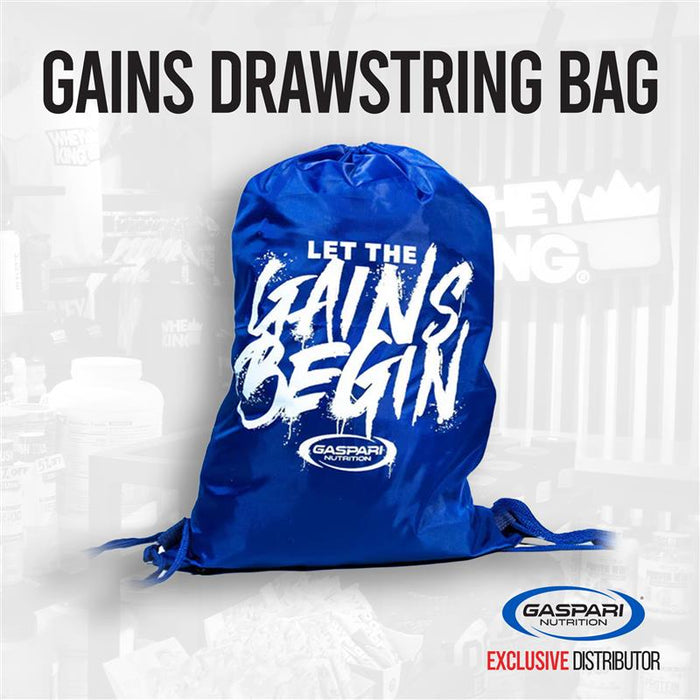 Gaspari Nutrition Gains Drawstring Bag