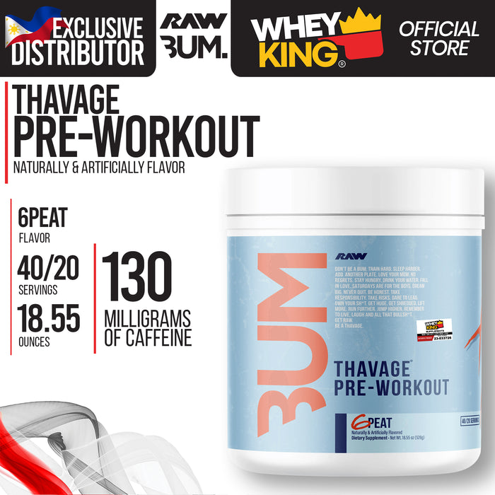 RAW Nutrition | CBUM - Thavage Pre-Workout