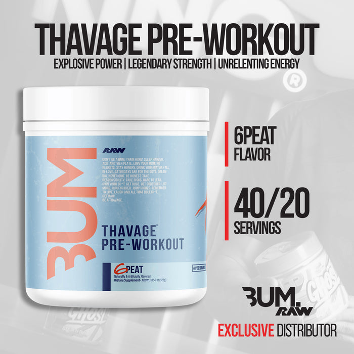 RAW Nutrition | CBUM - Thavage Pre-Workout