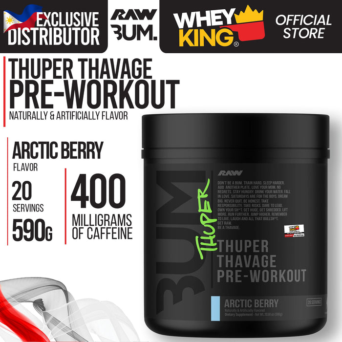 RAW Nutrition | CBUM - Thuper Thavage Pre-Workout