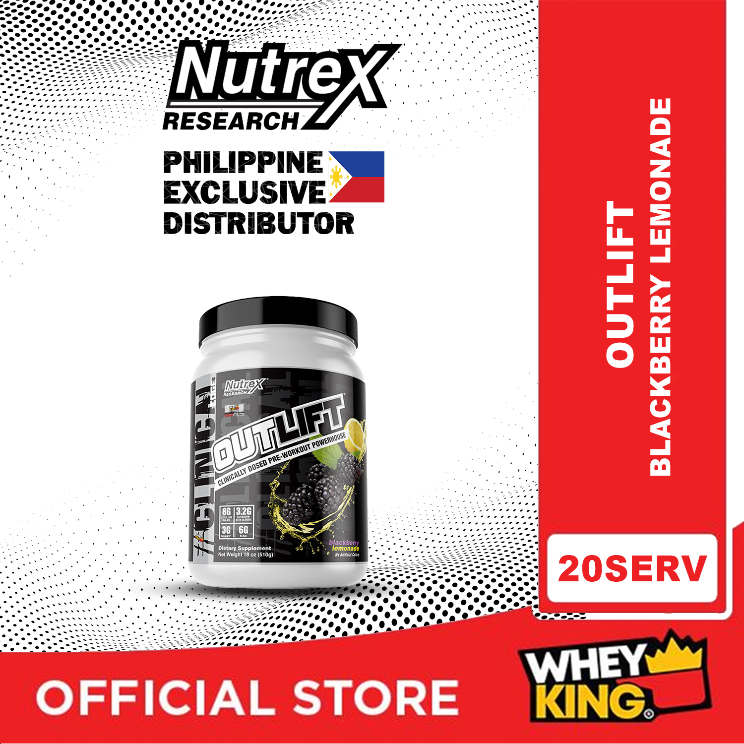 Nutrex Outlift - 20 Servings