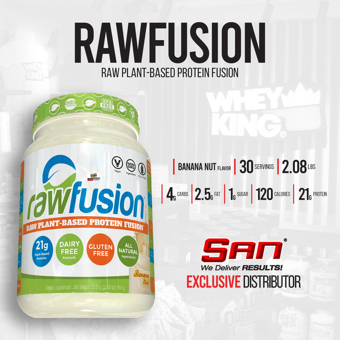 San Nutrition Rawfusion Plant Protein (2lbs)