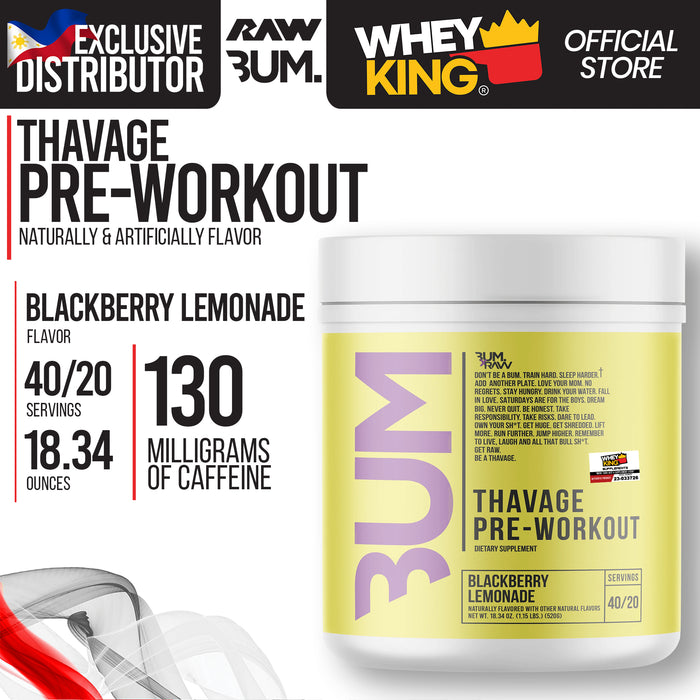 RAW Nutrition | CBUM - Thavage Pre-Workout