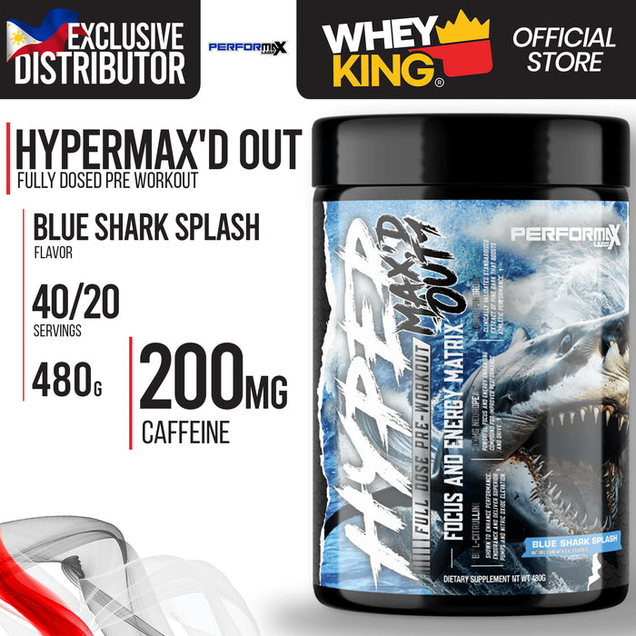 Performax Labs Hypermax'D Out Fully Dosed Pre Workout