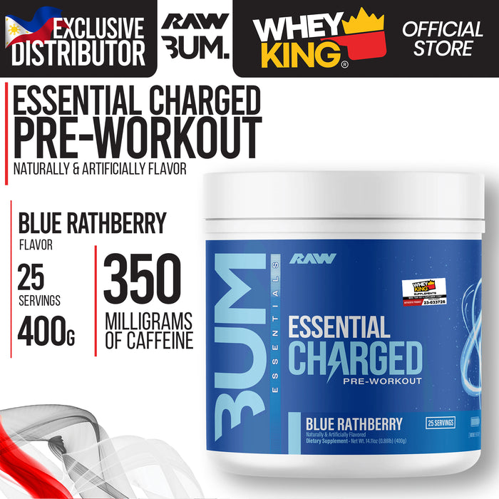 RAW CBUM Essential Charged Pre Workout