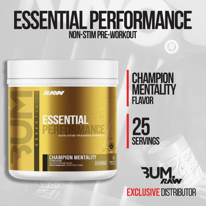 Raw Nutrition Cbum Essential Performance Pre Workout