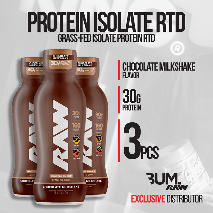 RAW Protein Isolated Ready To Drink (3pcs)