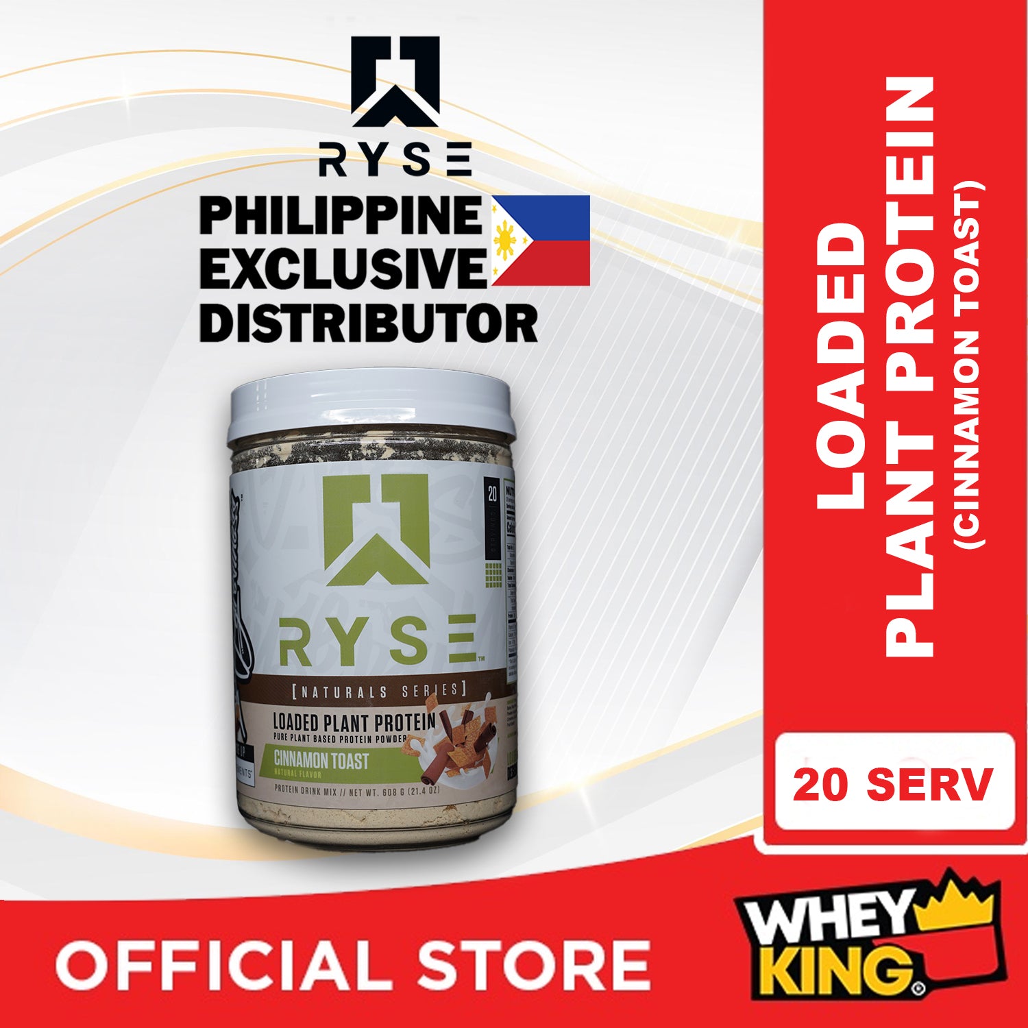 RYSE Loaded Plant Protein I 20 Servings