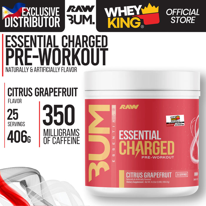 RAW CBUM Essential Charged Pre Workout