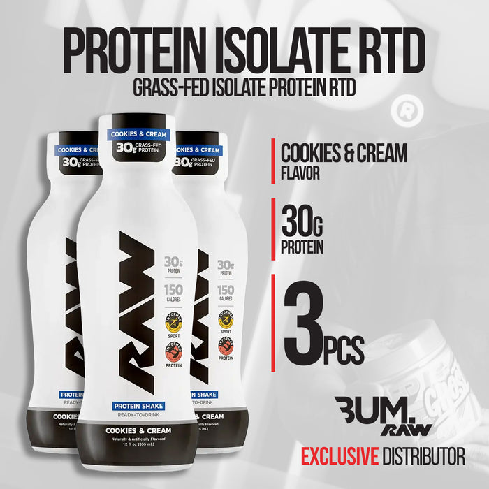 RAW Protein Isolated Ready To Drink (3pcs)