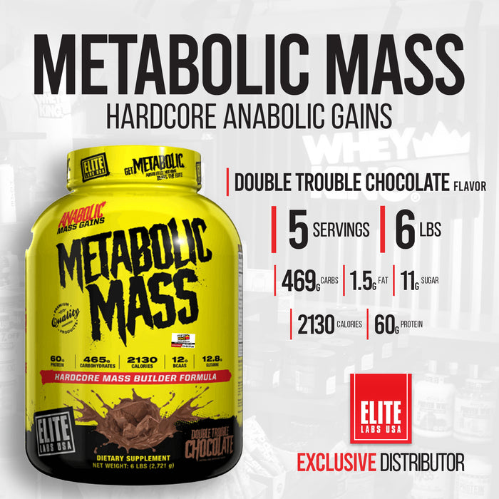 Elite Labs USA Metabolic Mass 6lbs