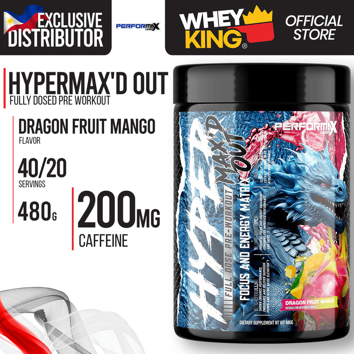 Performax Labs Hypermax'D Out Fully Dosed Pre Workout