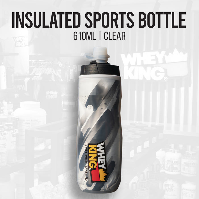 Whey King - Insulated Sports Bottle - 610ml (Premium Bottle)