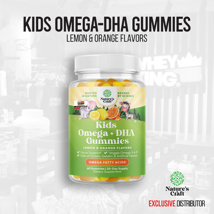 BUY1 GET1 = Natures Craft Kids Omega + Dha - 60 Gummies Exp 02/28/2025