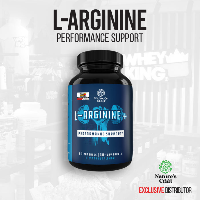 BUY1 GET1 =Natures Craft L-Arginine - 60 Capsules 01/31/2025