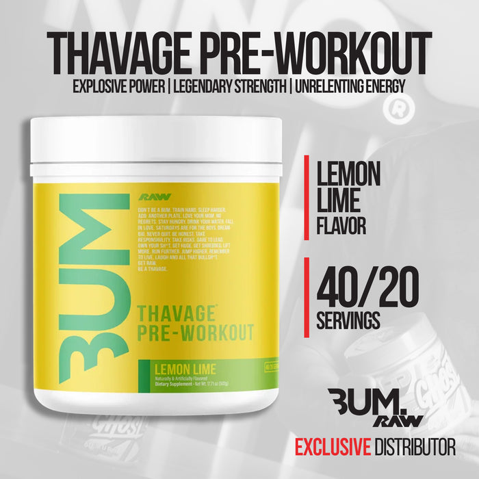 RAW Nutrition | CBUM - Thavage Pre-Workout