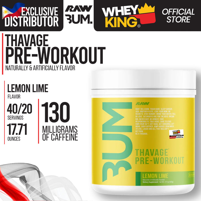 RAW Nutrition | CBUM - Thavage Pre-Workout