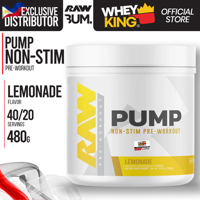 RAW Nutrition | CBUM - Pump Non-Stim Pre-Workout