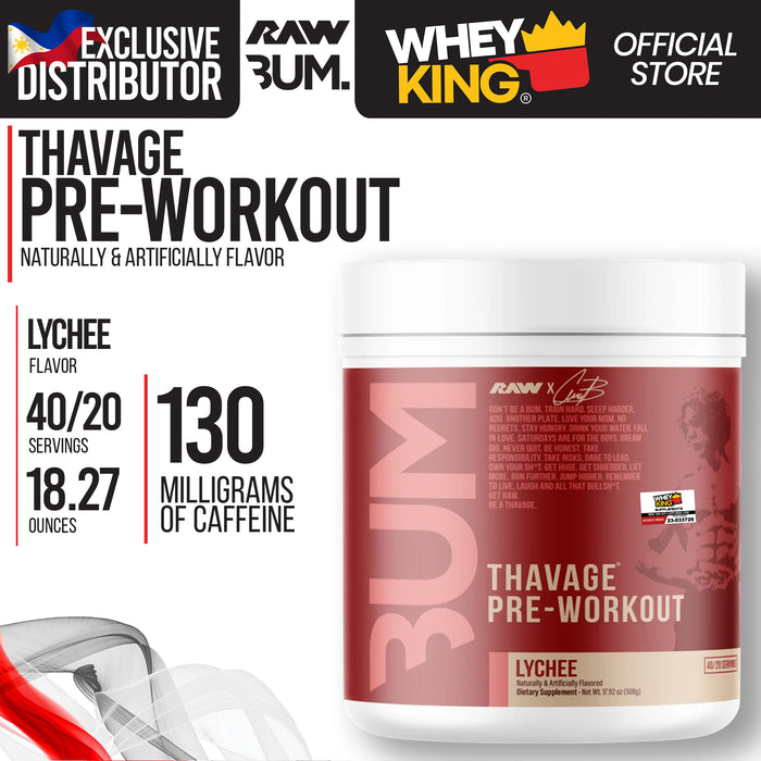 RAW Nutrition | CBUM - Thavage Pre-Workout