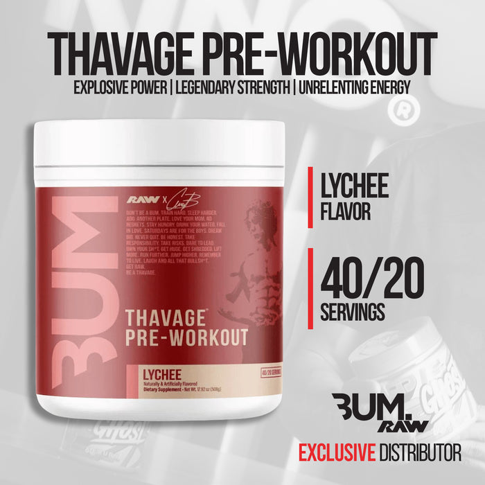 RAW Nutrition | CBUM - Thavage Pre-Workout