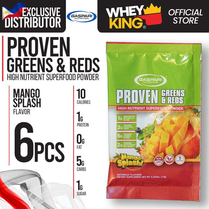 Gaspari Proven Greens & Reds Antioxidant & Detox Support