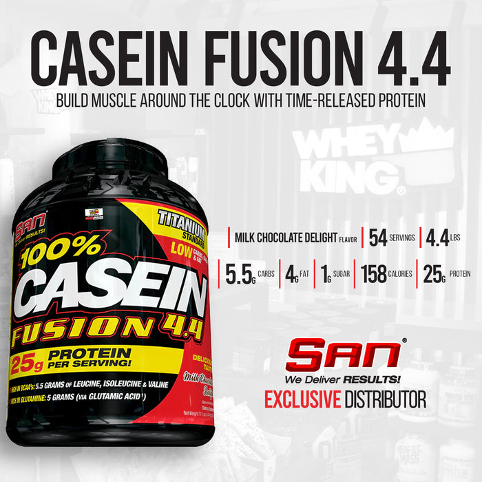 San Nutrition - Casein Fusion (4.4lbs)