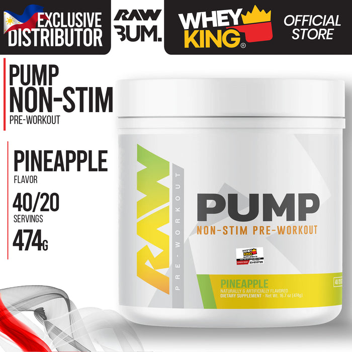 RAW Nutrition | CBUM - Pump Non-Stim Pre-Workout