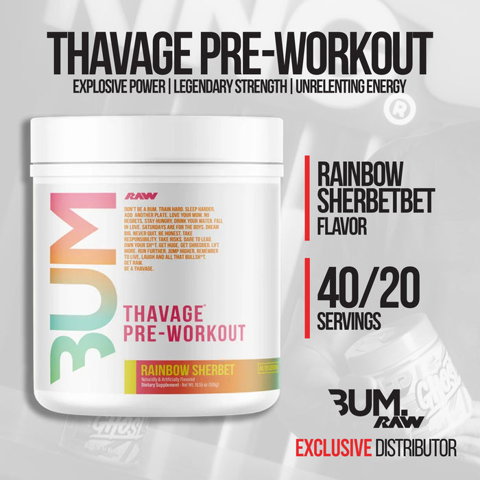 RAW Nutrition | CBUM - Thavage Pre-Workout