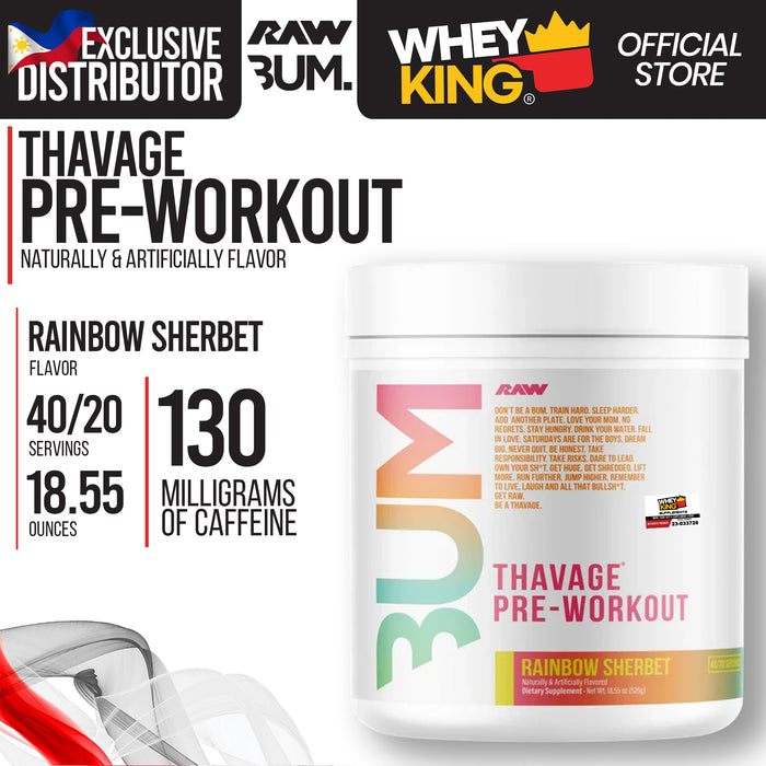 RAW Nutrition | CBUM - Thavage Pre-Workout