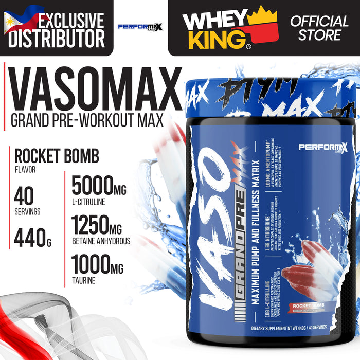 Performax Labs Vasomax Grand Pre workout Max