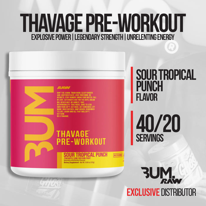 RAW Nutrition | CBUM - Thavage Pre-Workout