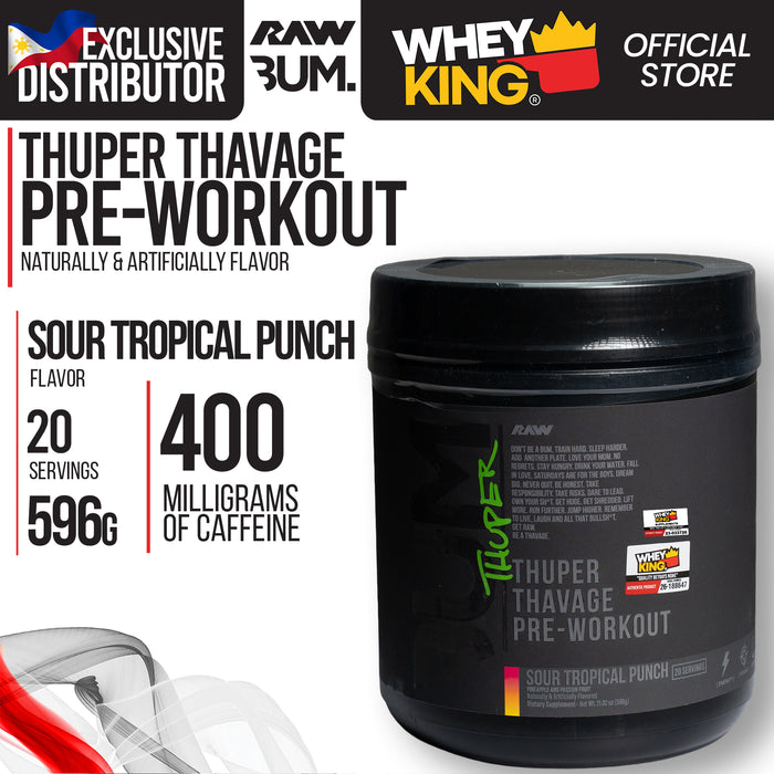 RAW Nutrition | CBUM - Thuper Thavage Pre-Workout