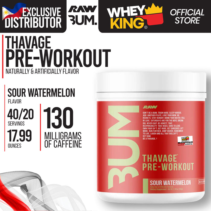 RAW Nutrition | CBUM - Thavage Pre-Workout
