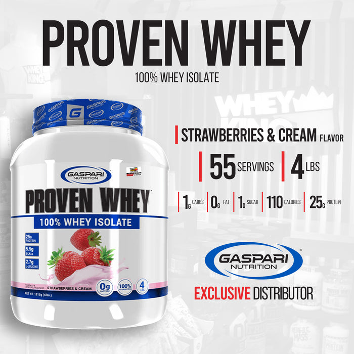 Gaspari Proven Whey Isolate Protein (4lbs)