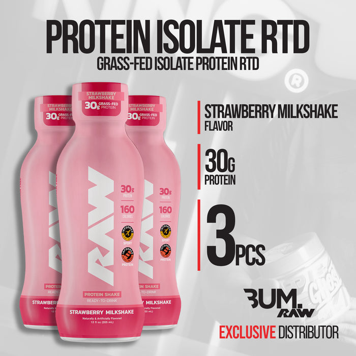 RAW Protein Isolated Ready To Drink (3pcs)