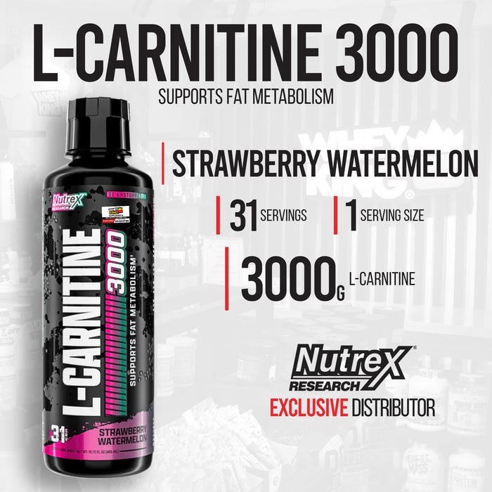 Nutrex L-Carnitine 3000 Supports Fat Metabolism