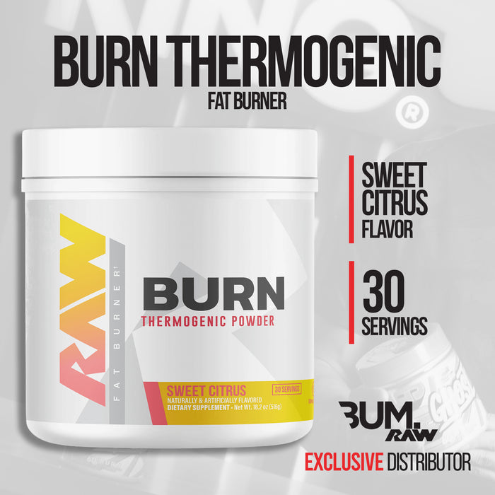 RAW CBUM Burn Thermogenic Powder