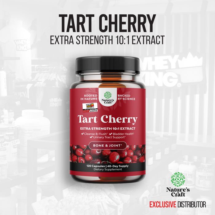 Natures Craft Tart Cherry - 120 Capsules EXP 05/30/2025