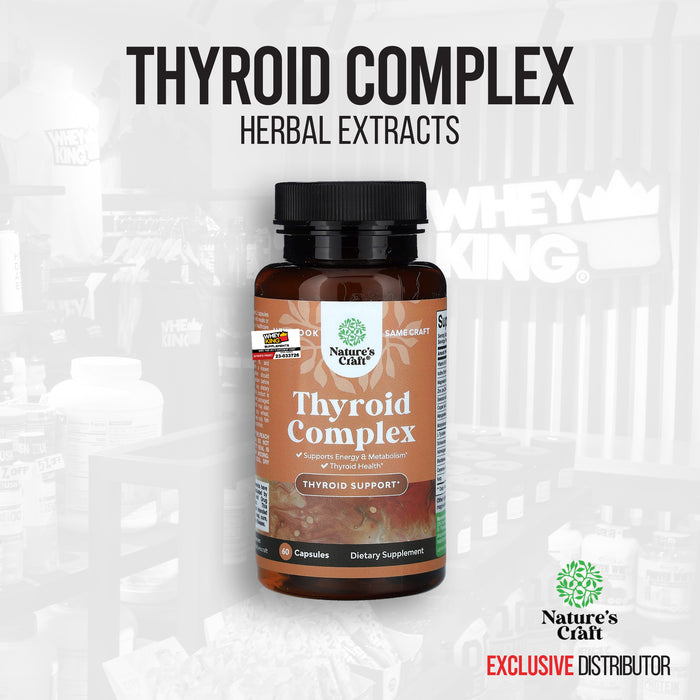 BUY1 GET 1= Natures Craft Thyroid Complex - 60 Capsules EXP 05/31/2025