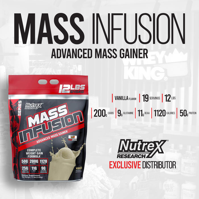 Clearance sale Nutrex Mass Infusion 12lbs